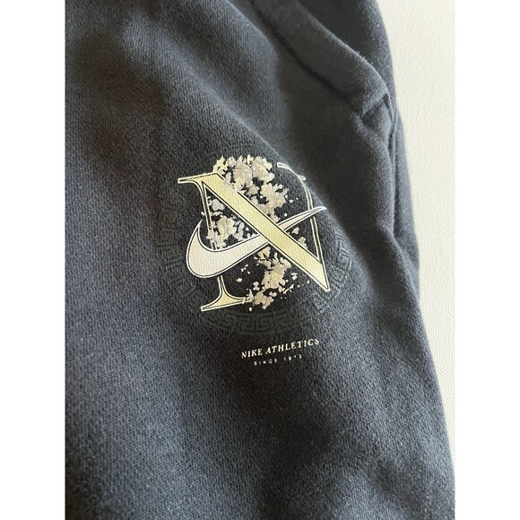 Nike Athletics Logo Boys Black Sweatpants Size Medium Drawstring Waist - Picture 4 of 10